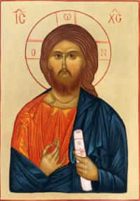Icoana cu Mantuitorul Iisus Hristos binecuvantand 03